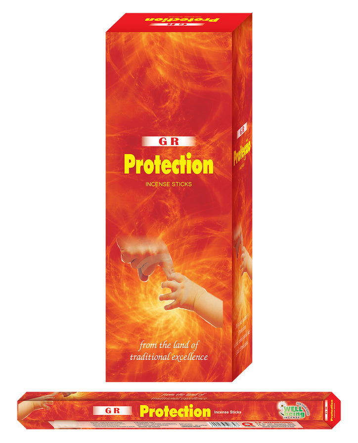 Protection - Incense (Agarbatti) Sticks Box - Ultra Premium Low Carbon