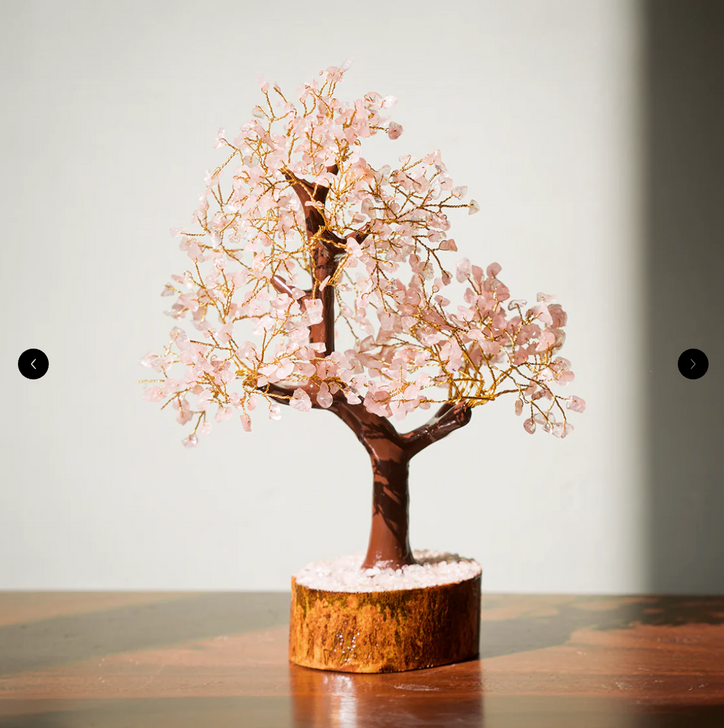 Rose Quartz Tree - Spiritual Bonsai Tree