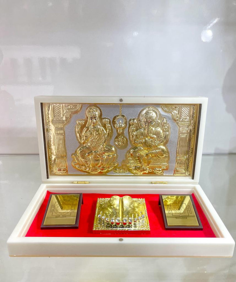Lakshmi Ganesh Gold Plated