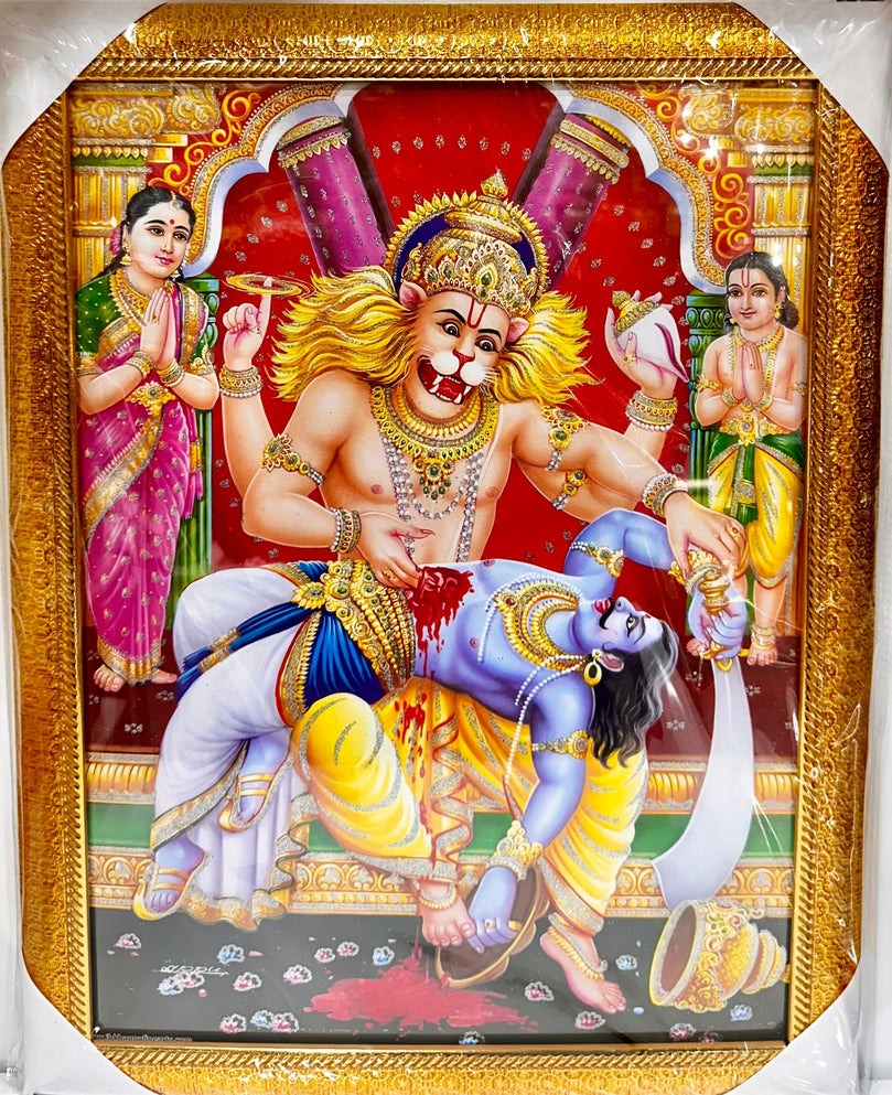 Narsingh Bagwan - 14"x18" Picture Frame - Wall Hanging