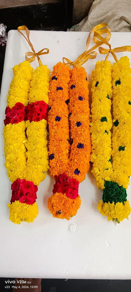 Fresh Flower Varmala Garland - 2.5ft (each side)