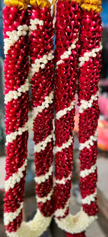 Fresh Varmala Flower Garland - 2.5 ft (each side)