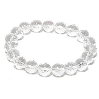 Genuine Sphatik Diamond Cut Bracelet