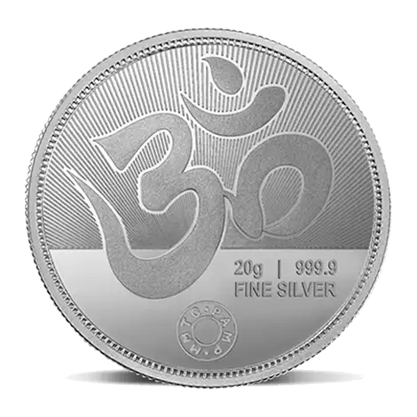 GANESH LAKSHMI JI 999.9 20 GM SILVER COIN