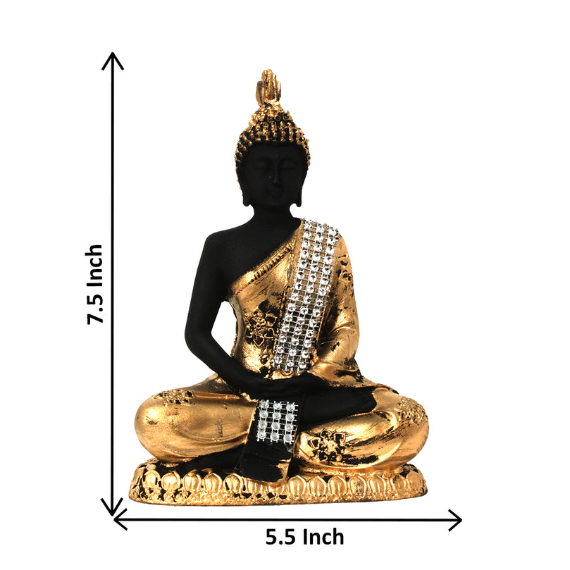 Wise Buddha Meditating Idol - For Positive Energy & Peace