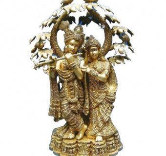 Shri Radha Shri Krishna Under Kadamb Tree