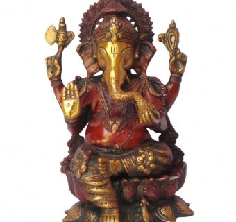 Lord Ganesh Ji Sitting on Lotus