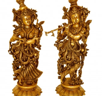 Shri Radha Shri Krishna Pair Idol