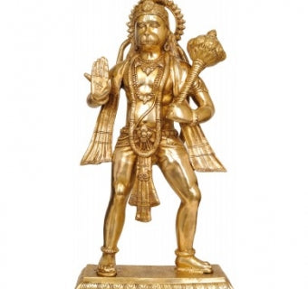 Brass Hanuman Ji Idol