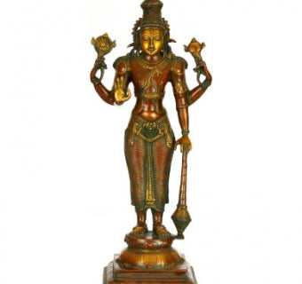 Lord Vishnu Ji Brass Idol