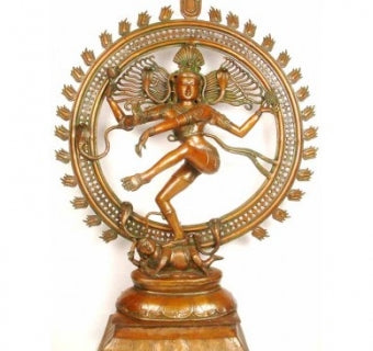 Intricate Brass Natraj Statue