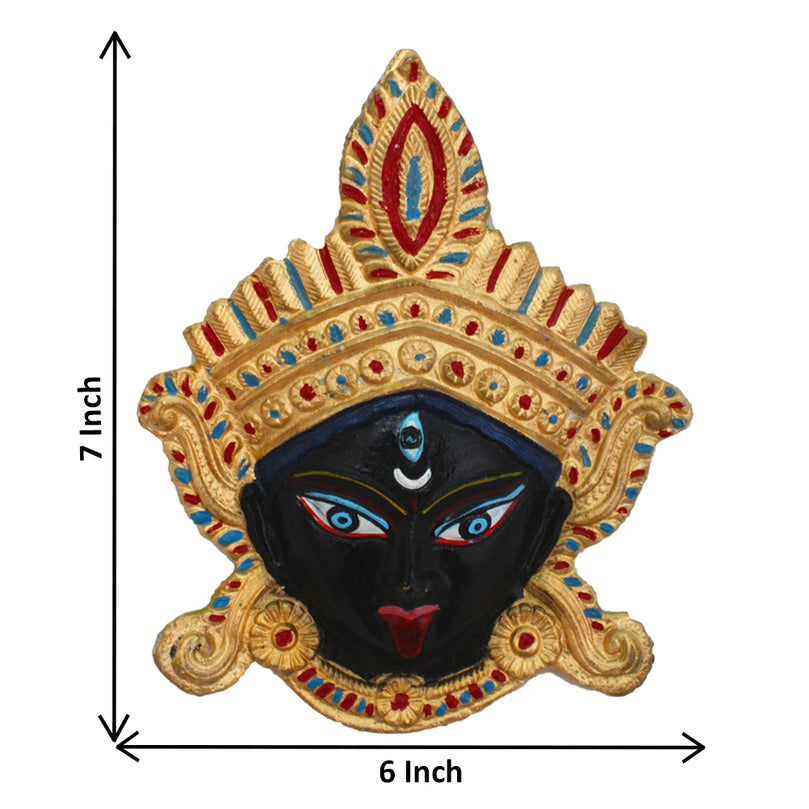 Sri Trayambek Maa kaali Face Wall Hanging Decor