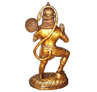 Large Lord Hanuman Ji Idol in Brass