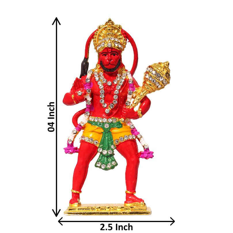 Sri Red Kulin Hanuman Ji Murti (Idol)