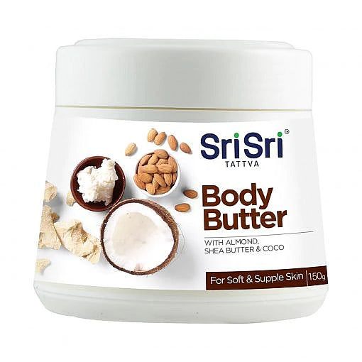 Body Butter – Enriched with Goodness of Shea Butter & Almond Oil, 150g - Sri Sri Tattva