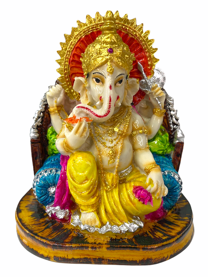 Colourful Sri Ganesh ji Sitting