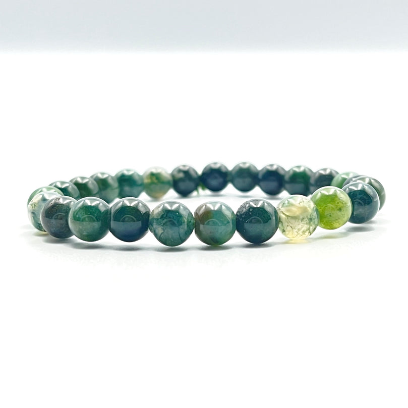 Genuine Natural Gemstone Green Fluorite Bracelet