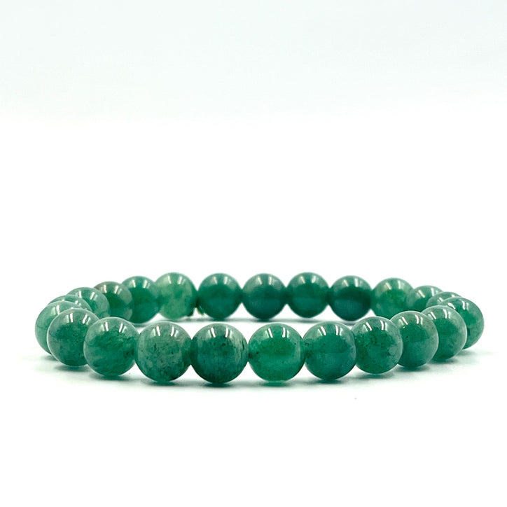 Genuine Natural Semi-Precious Green Aventurine Bracelet