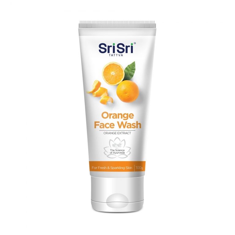 Orange Face Wash - Feel of Freshness, 100ml - Sri Sri Tattva