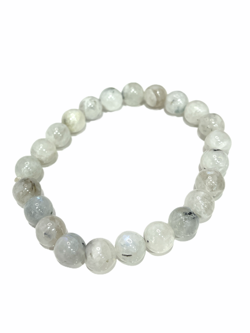 Genuine Natural Semi-Precious Moonstone Bracelet