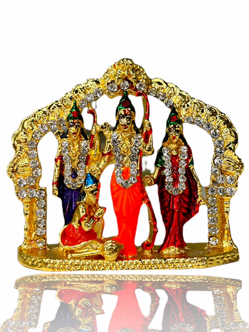 Gold & crystal Studded Ram Parvaar