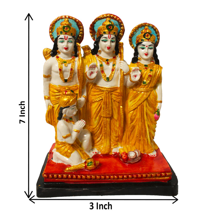 Divine Ram Darbar - Hanuman Ji Praising Lord Sri Ram Ji, Lakshman Ji, Sita Maa Divine Ram Darbar - Hanuman Ji Praising Lord Sri Ram Ji, Lakshman Ji, Sita Maa