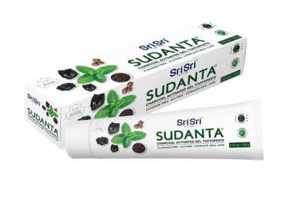 Sudanta Gel Toothpaste – Fluoride-Free- SLS-Free – 100g - Sri Sri Tattva