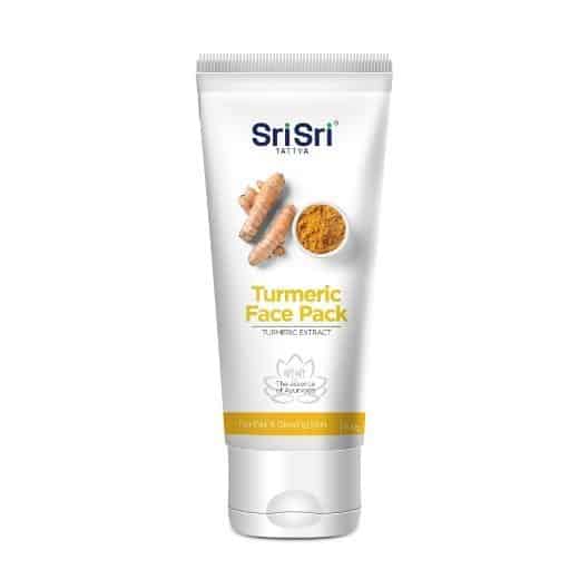 Turmeric Face Pack - For Fair & Glowing Skin, 100g - Sri Sri Tattva