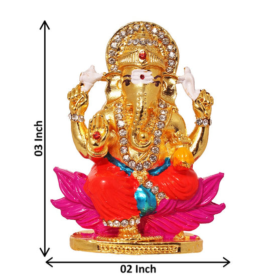 Golden Sri Ganesh Murti