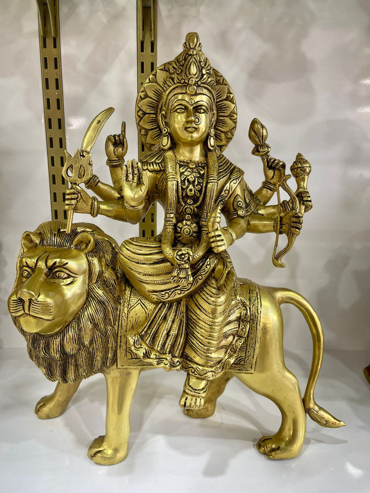 Brass Durga Ma