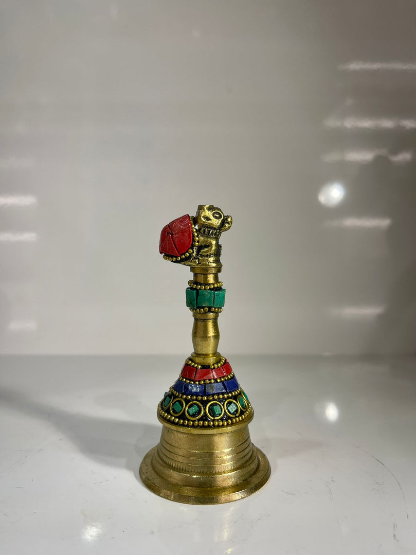 Brass Bell with Stonework