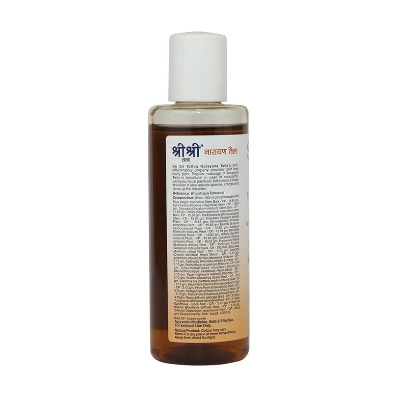 Narayana Taila - Vata Related Problem & Fatigue, 100ml - Sri Sri Tattva