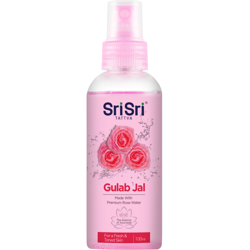 Gulab Jal - Premium Rose Water, 100ml - Sri Sri Tattva